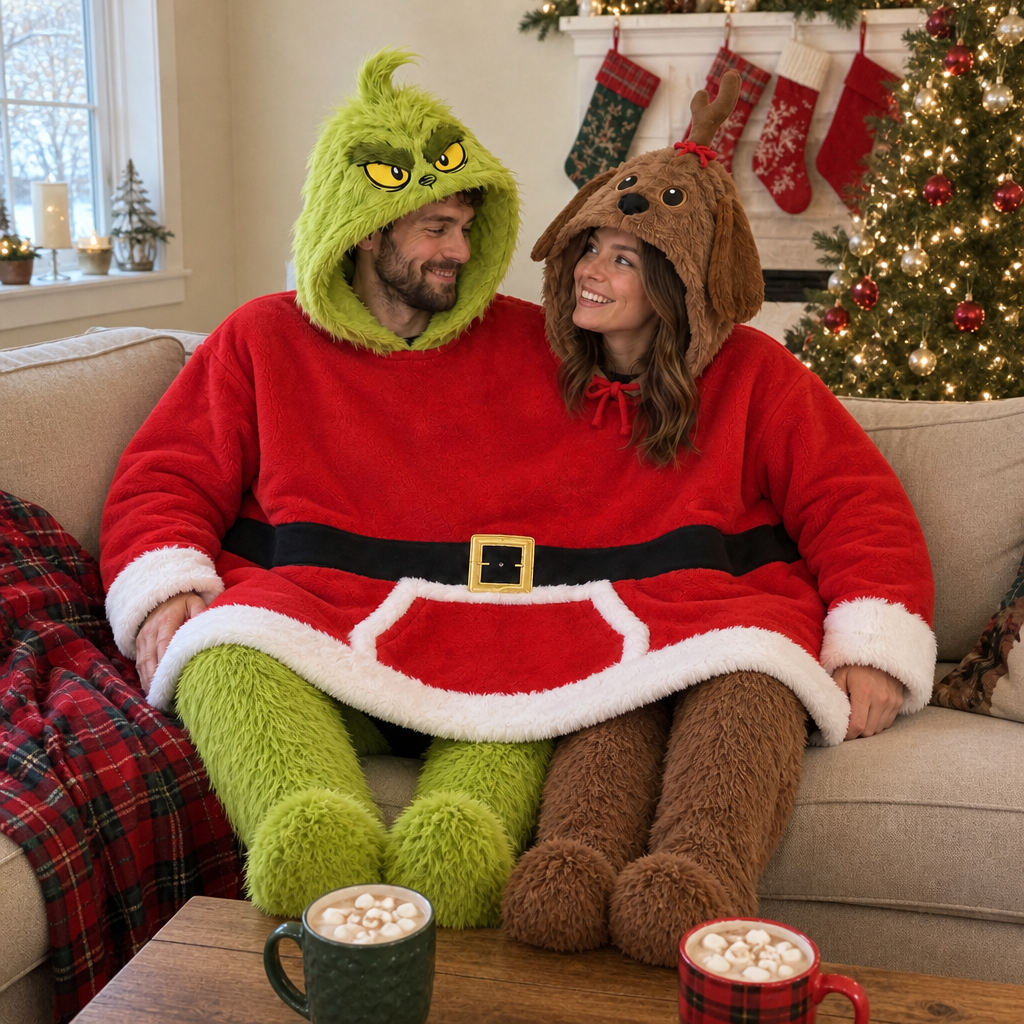 Grump & Pup Hoodie For Two